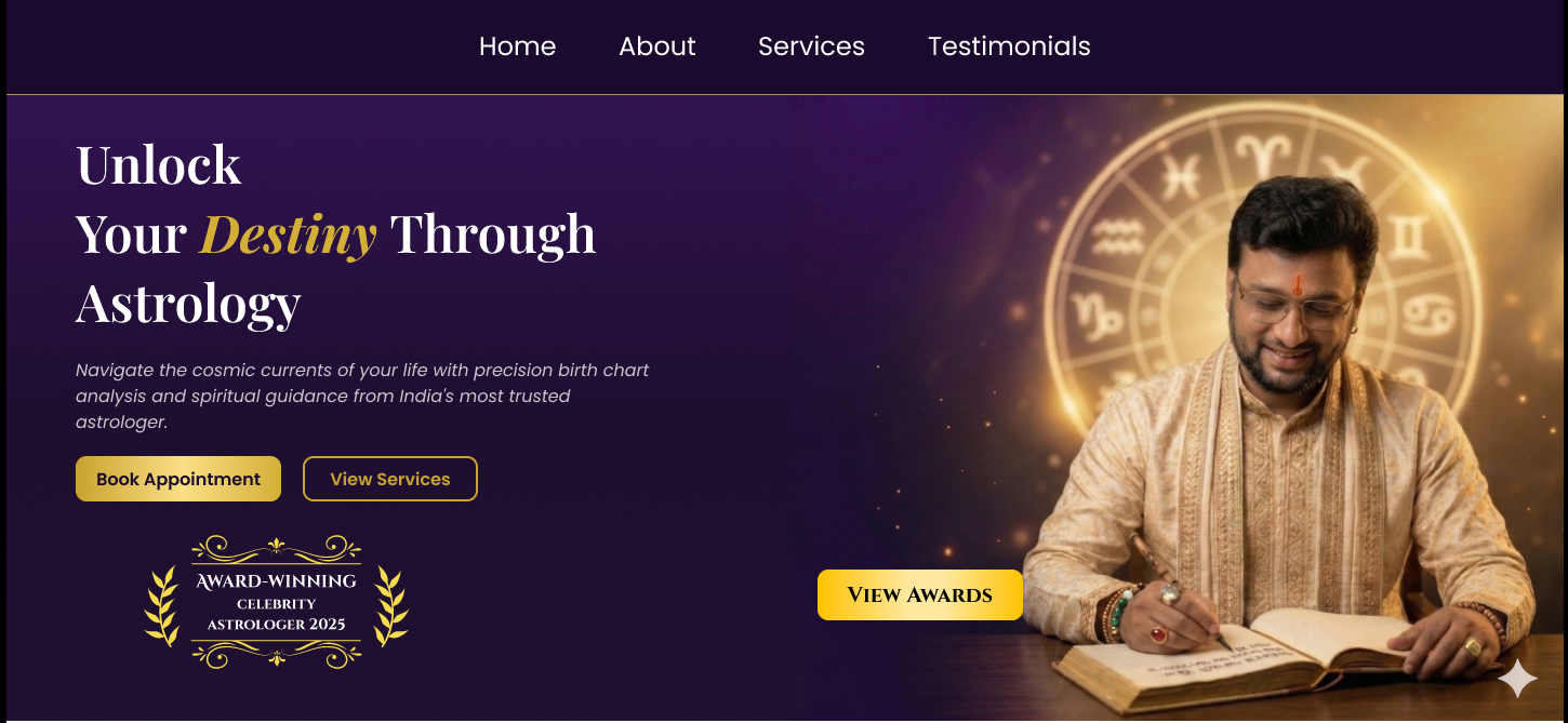 Astrology App Interface