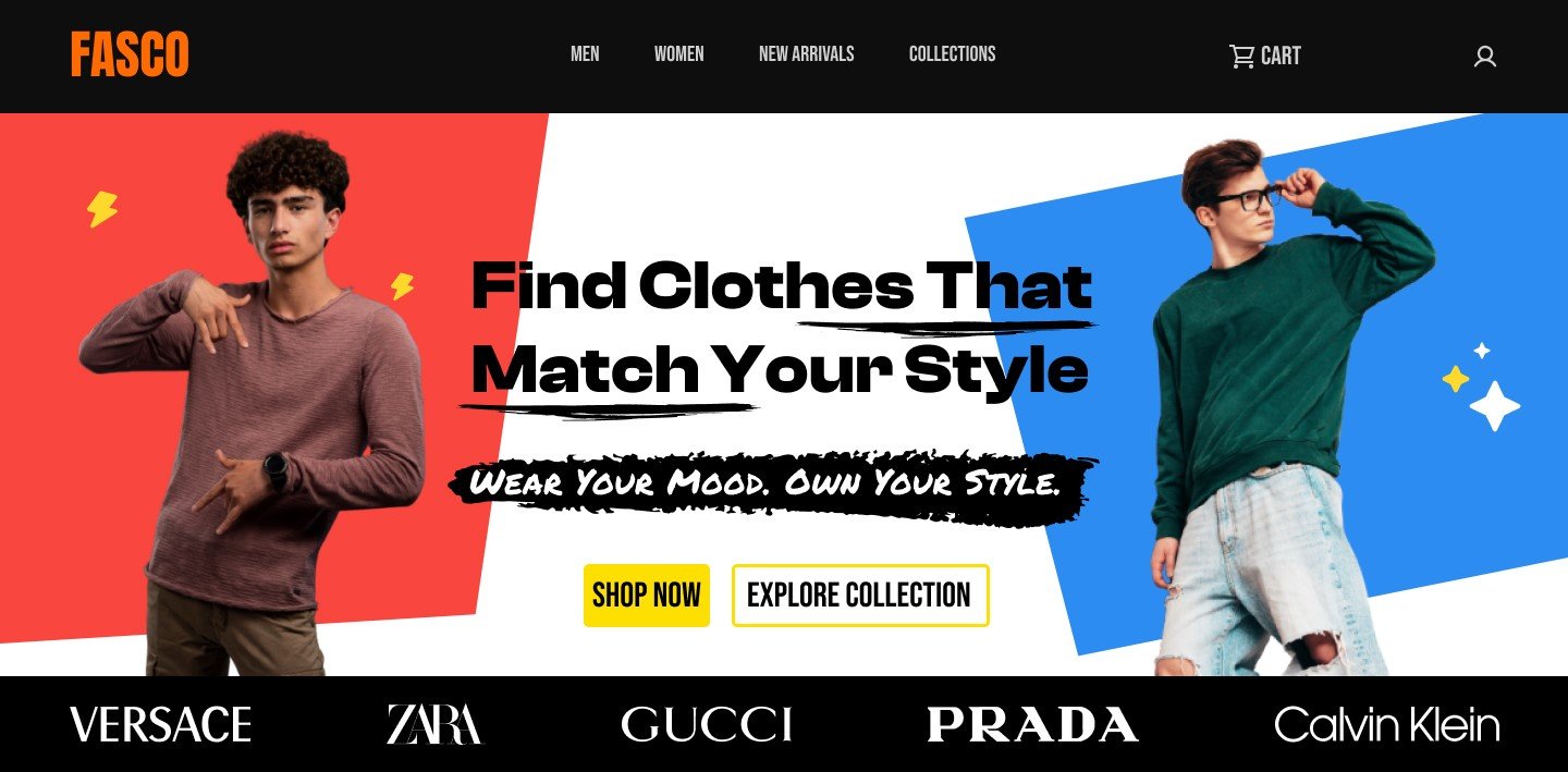 Fasco E-commerce UI