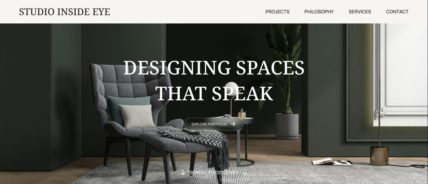 Studio Inside Eye Website